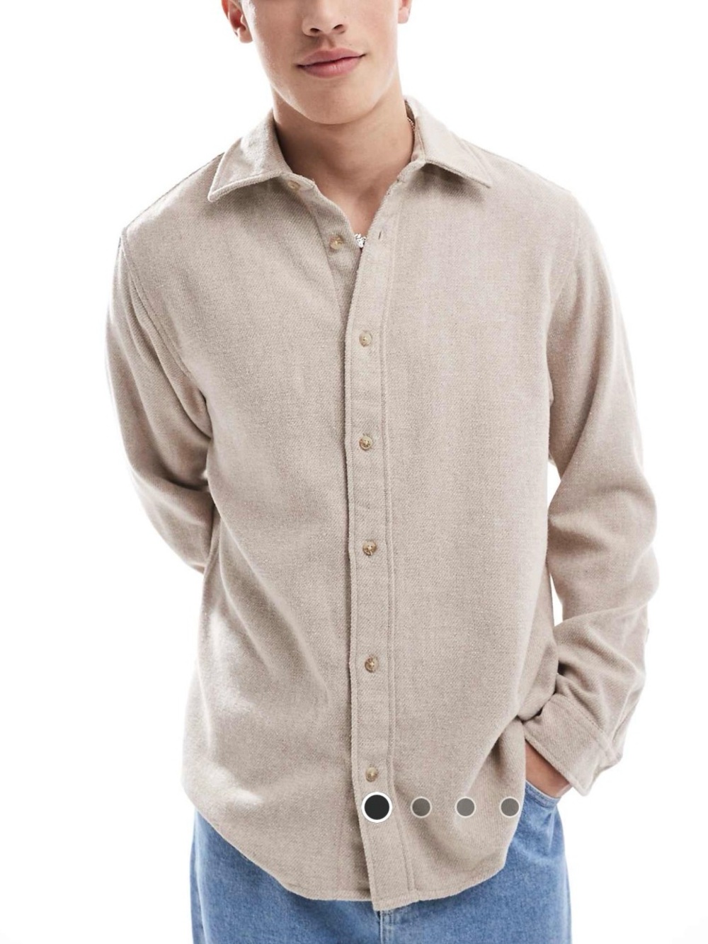 Jack & Jones Brushed Textured shirt